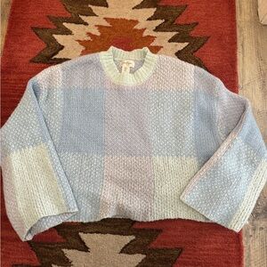 2 Colorful Knit Women's Sweaters (see description)